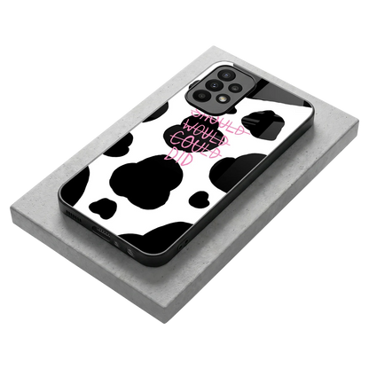 Boss Moves stylish phone case for samsung galaxy a23 | glossy glass and slim fit