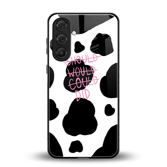 Boss Moves back phone cover | glass case for samsung galaxy m36 5g