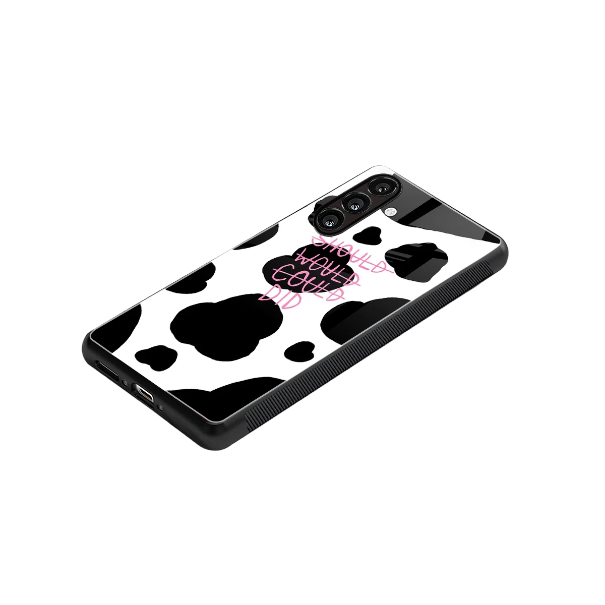 Boss Moves stylish phone case for samsung galaxy m36 5g | glossy glass and slim fit