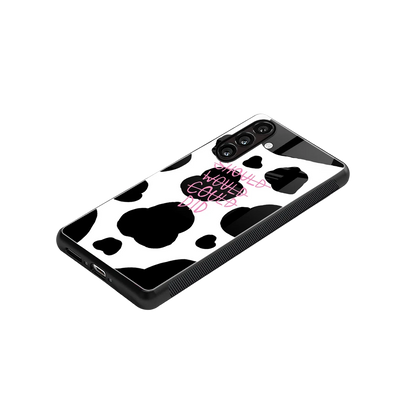 Boss Moves stylish phone case for samsung galaxy m36 5g | glossy glass and slim fit