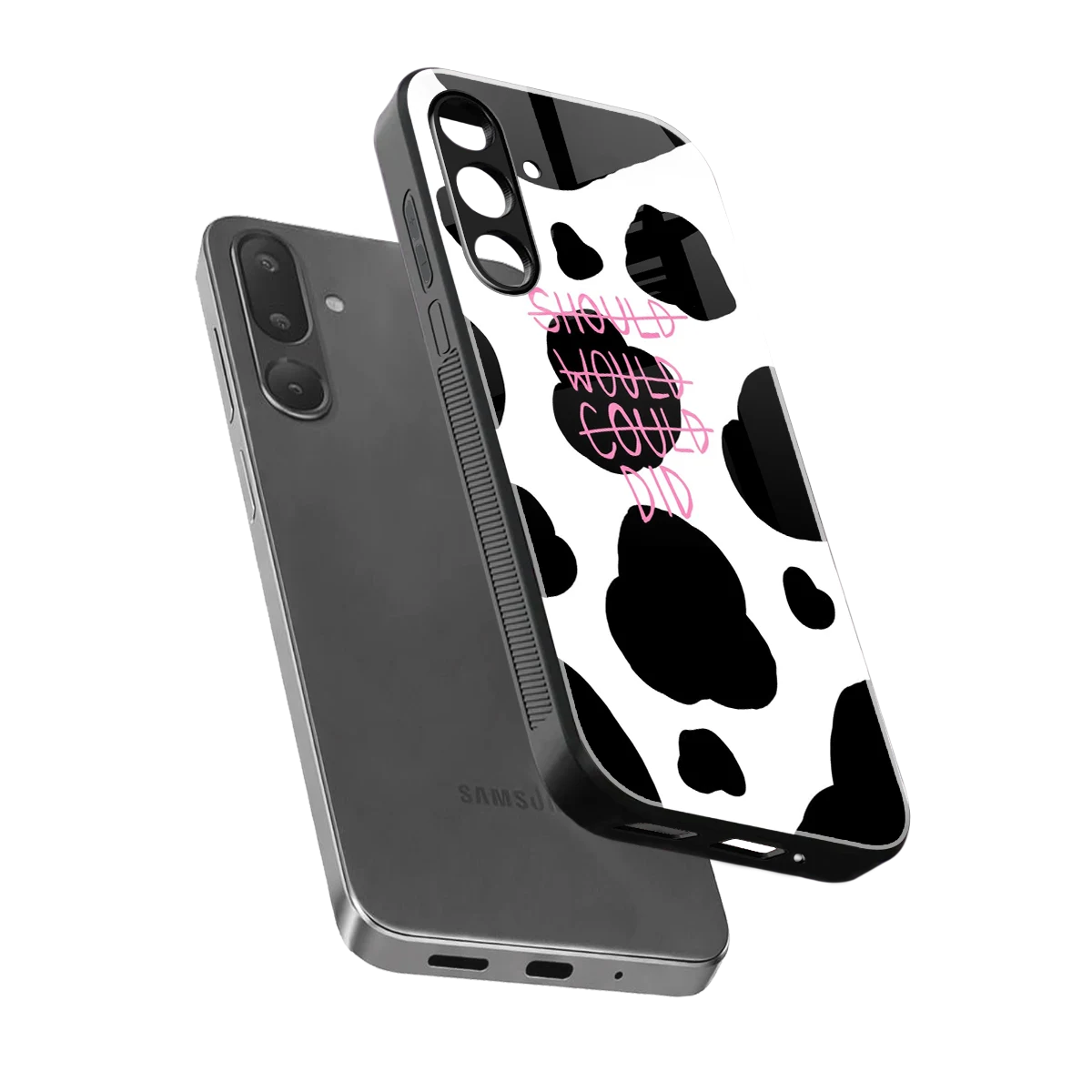 Boss Moves sleek samsung galaxy m36 5g cover with tempered glass back and TPU edges