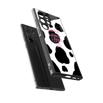 Boss Moves sleek samsung galaxy s23 ultra cover with tempered glass back and TPU edges