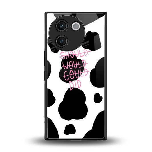 Boss Moves back phone cover | glass case for vivo v30e