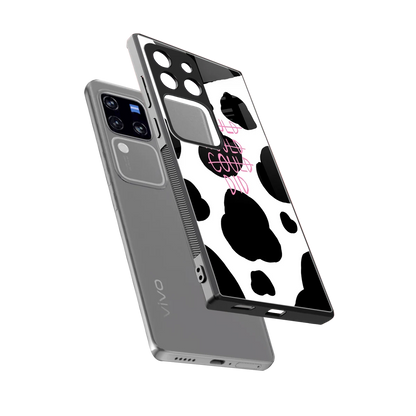 Boss Moves sleekvivo v30 pro cover with tempered glass back and TPU edges