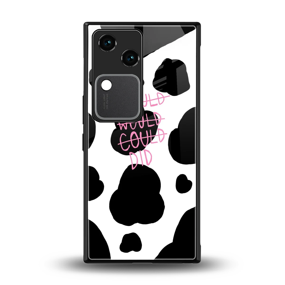 Boss Moves back phone cover | glass case for vivo v30