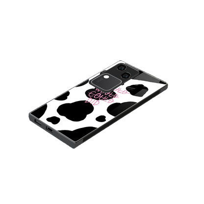 Boss Moves stylish phone case for vivo v30 | glossy glass and slim fit
