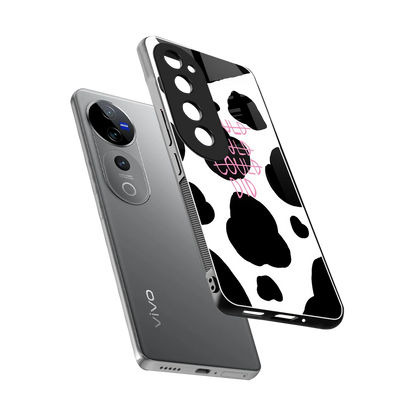 Boss Moves sleek vivo v40 pro cover with tempered glass back and TPU edges