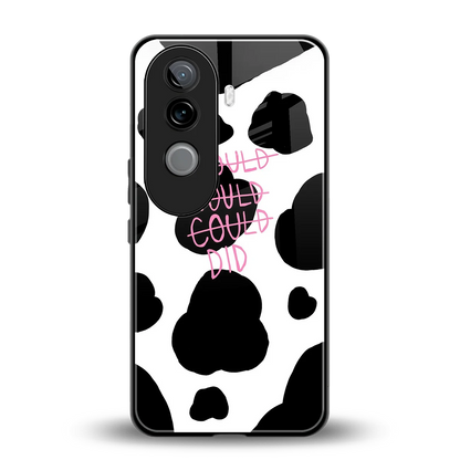 Boss Moves back phone cover | glass case for vivo v40e