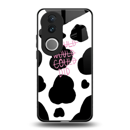 Boss Moves back phone cover | glass case for vivo v50