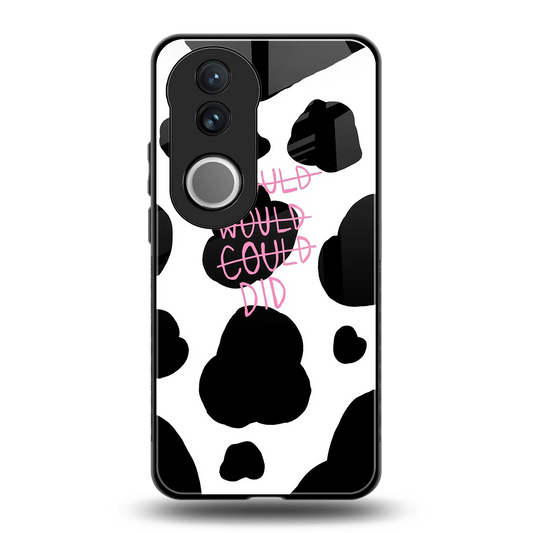Boss Moves back phone cover | glass case for vivo v50