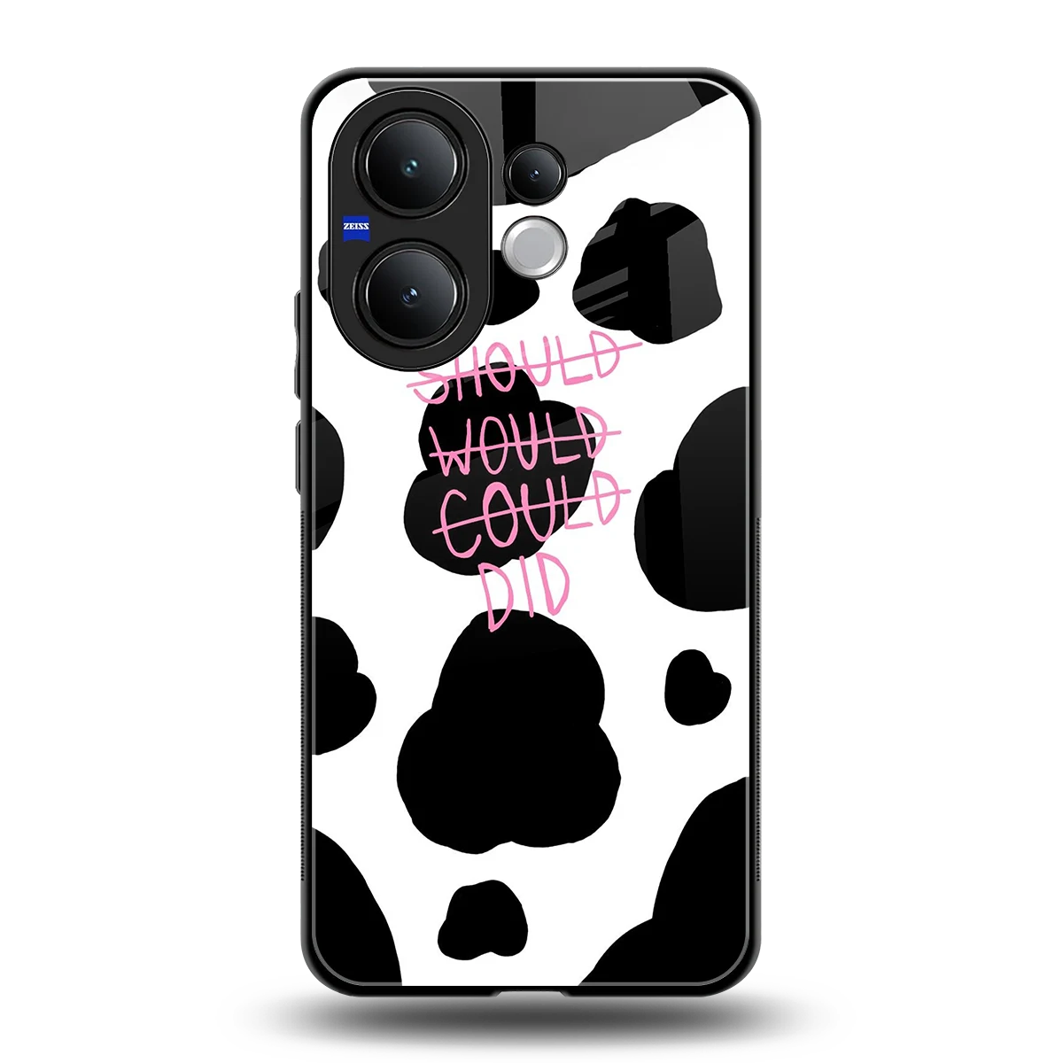 Boss Moves back phone cover | glass case for vivo v60