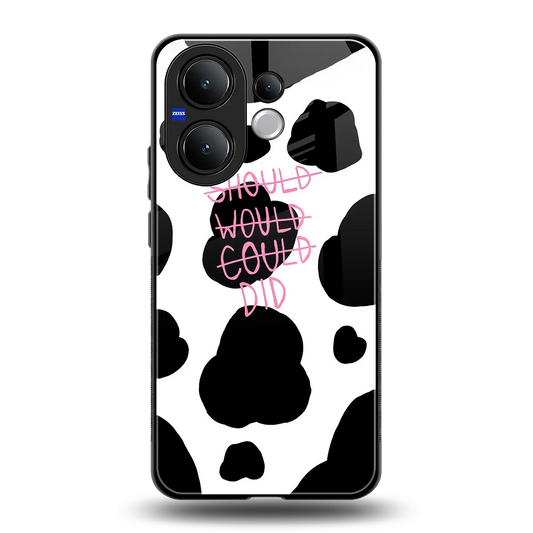 Boss Moves back phone cover | glass case for vivo v60