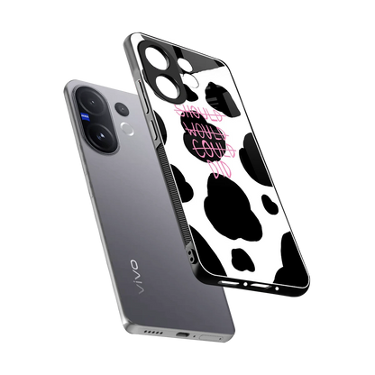 Boss Moves sleek vivo v60 cover with tempered glass back and TPU edges