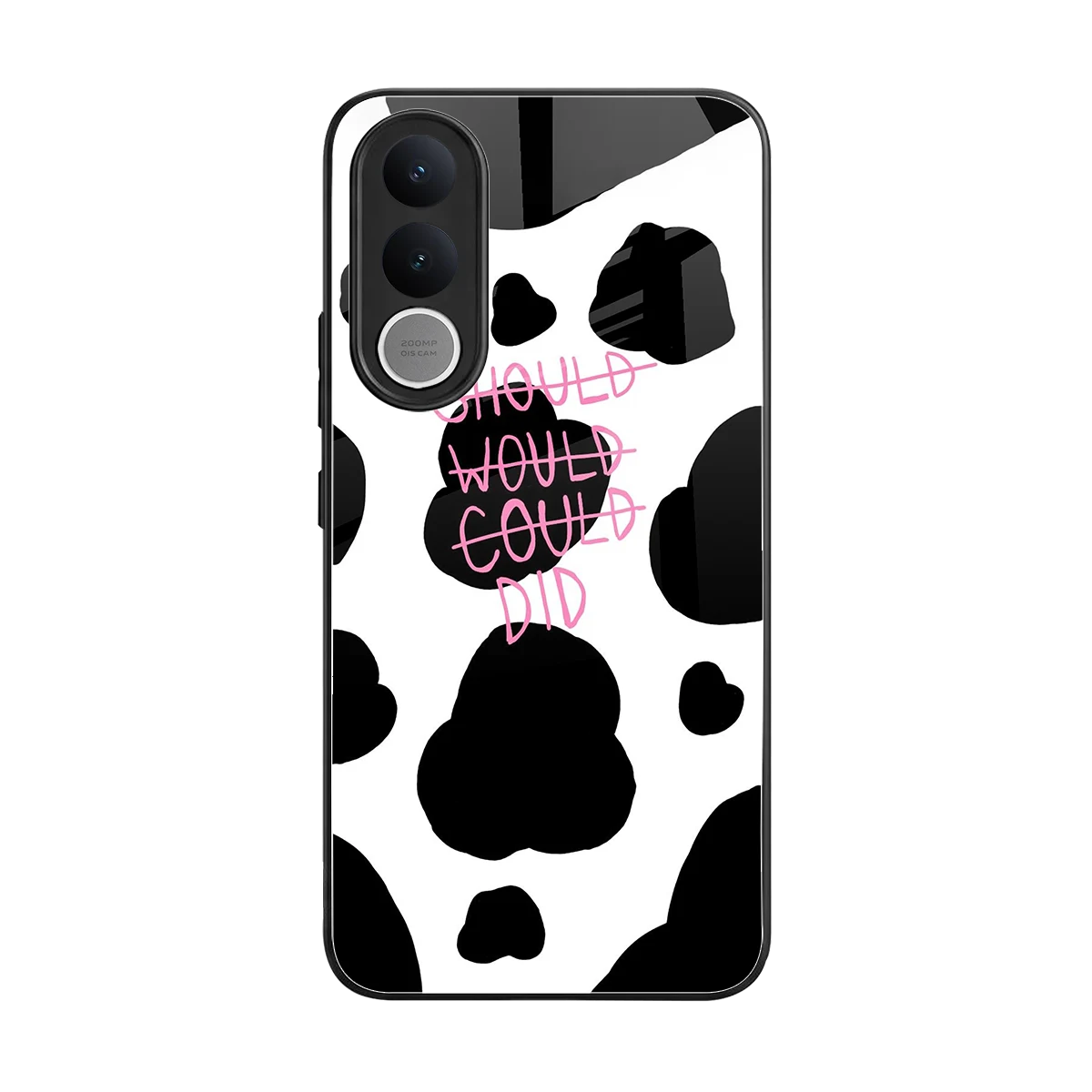 Boss Moves back phone cover | glass case for vivo v70 fe