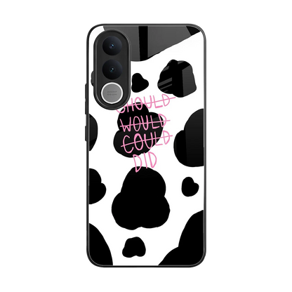 Boss Moves back phone cover | glass case for vivo v70 fe