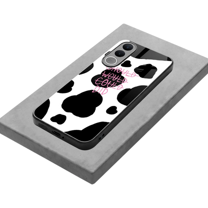Boss Moves stylish phone case for vivo v70 fe | glossy glass and slim fit