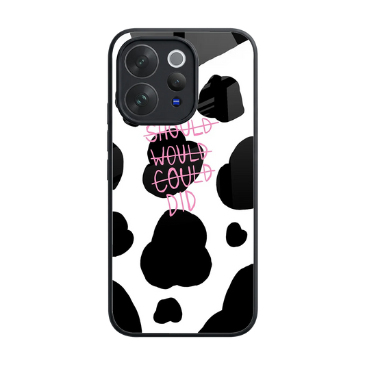 Boss Moves back phone cover | glass case for vivo v70