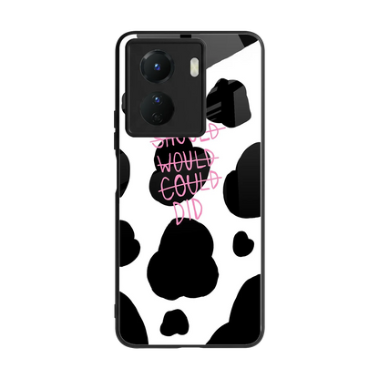 Boss Moves back phone cover | glass case for vivo y16
