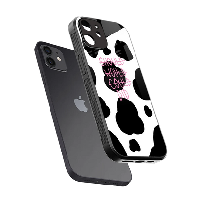 Boss Moves sleek iphone 11 cover with tempered glass back and TPU edges