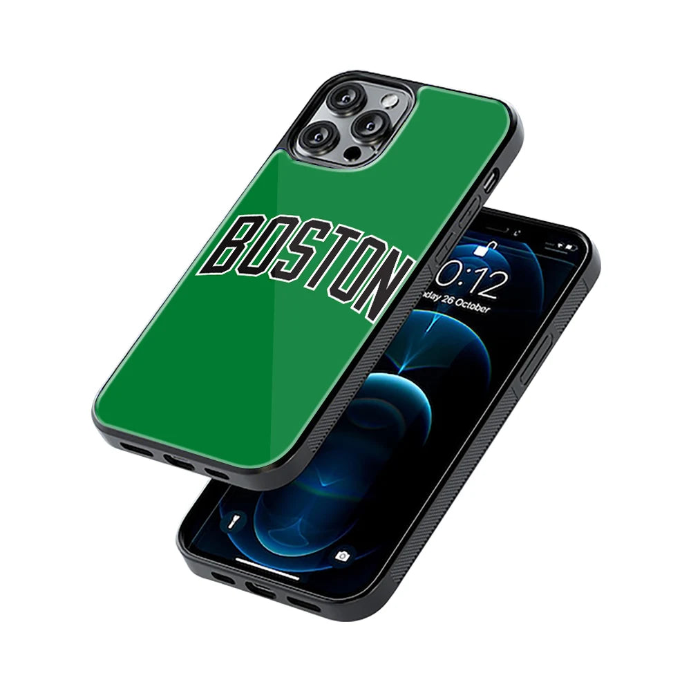 Protective Glass Back Phone Case Compatible with iPhone, Samsung, OnePlus, Pixel & More