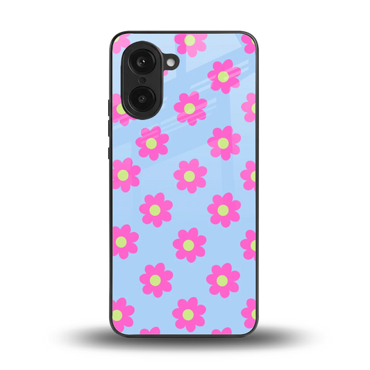Bouquet back phone cover | glass case for oneplus nord ce5 5g