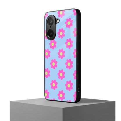 Bouquet oneplus nord ce5 5g mobile cover | shockproof glass phone case