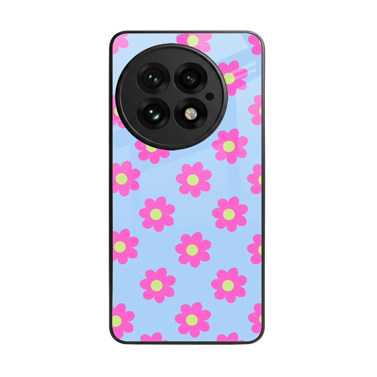 Bouquet back phone cover | glass case for oneplus 13