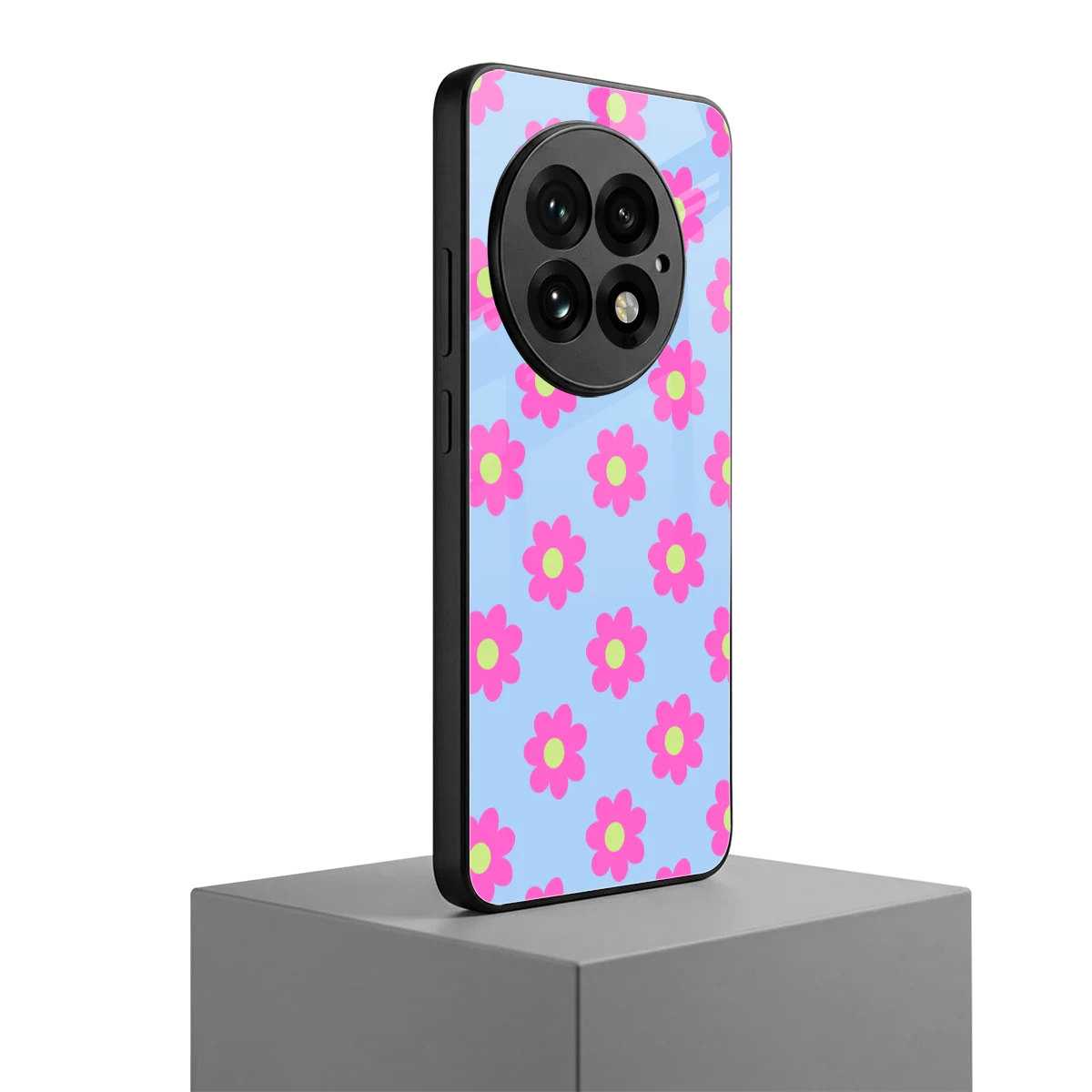 Bouquet oneplus 13 mobile cover | shockproof glass phone case