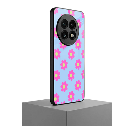 Bouquet oneplus 13 mobile cover | shockproof glass phone case