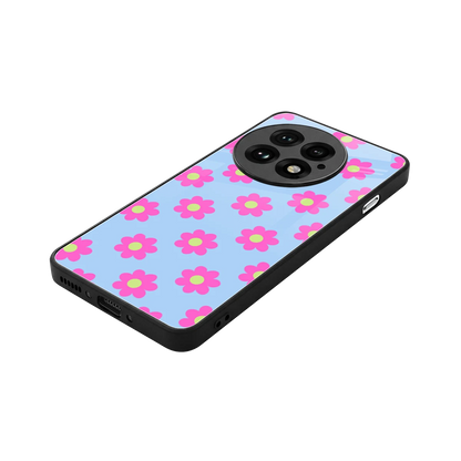 Bouquet stylish phone case for oneplus 13 | glossy glass and slim fit
