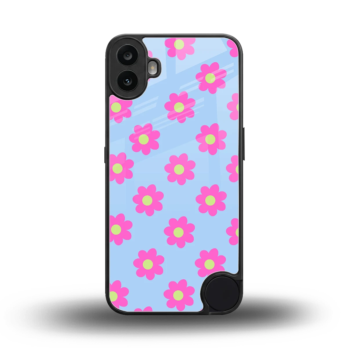 Bouquet back phone cover | glass case for cmf nothing phone 1