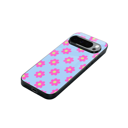 Bouquet stylish phone case for google pixel 10 pro xl | glossy glass and slim fit