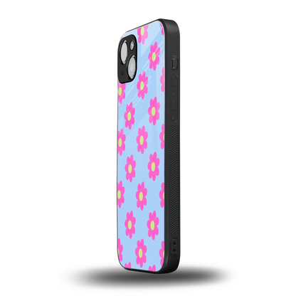 Bouquet iphone 14 plus mobile cover | shockproof glass phone case