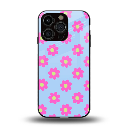 Bouquet back phone cover | glass case for iphone 15 pro