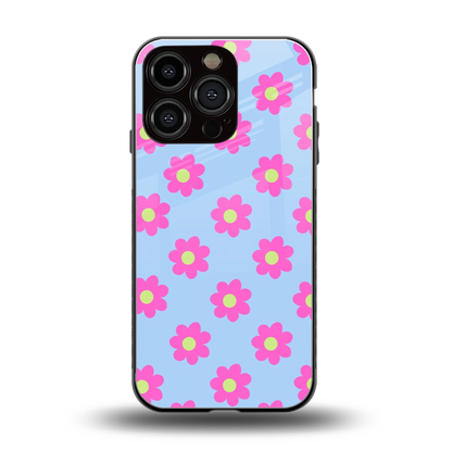 Bouquet back phone cover | glass case for iphone 16 pro