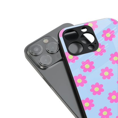 Bouquet stylish phone case for iphone 15 pro max | glossy glass and slim fit