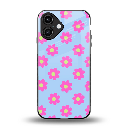 Bouquet back phone cover | glass case for iphone 16