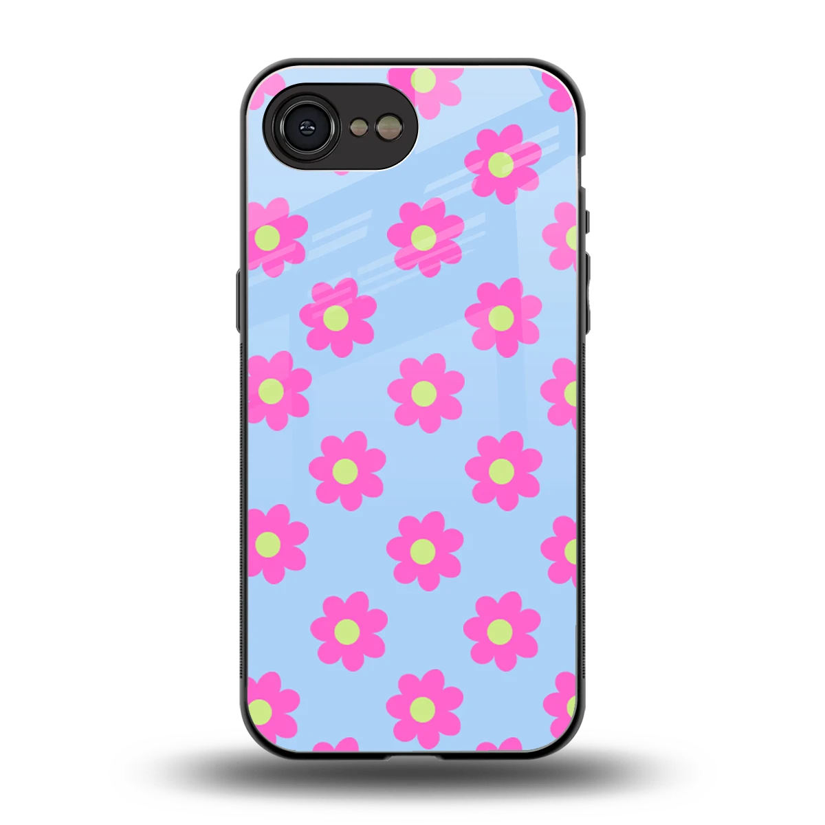 Bouquet back phone cover | glass case for iphone 16e