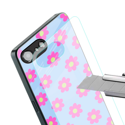 Bouquet stylish phone case for iphone 16e | glossy glass and slim fit