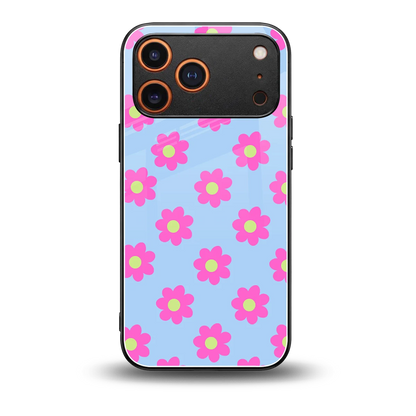 Bouquet back phone cover | glass case for iphone 17 pro