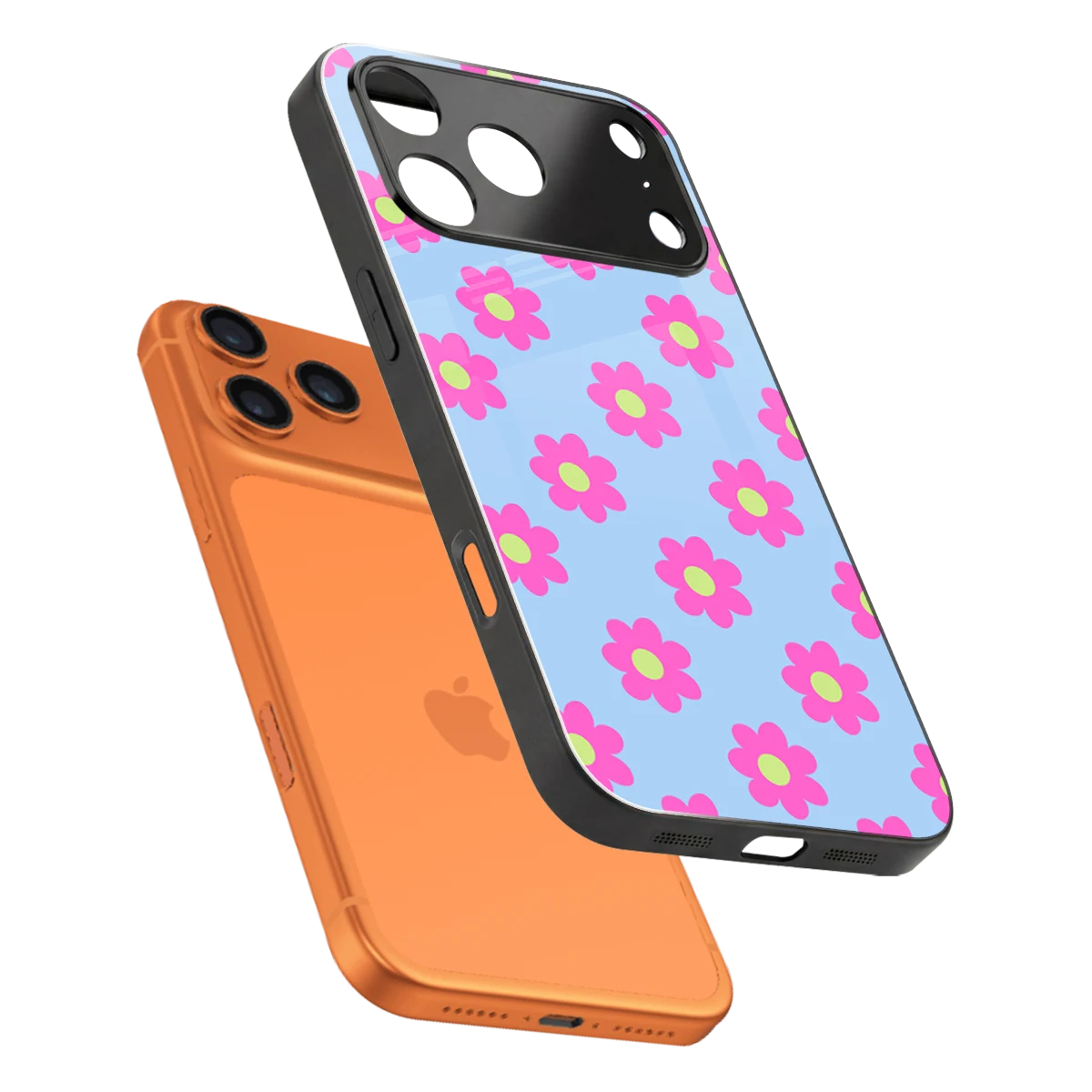 Bouquet sleek iphone 17 pro cover with tempered glass back and TPU edges