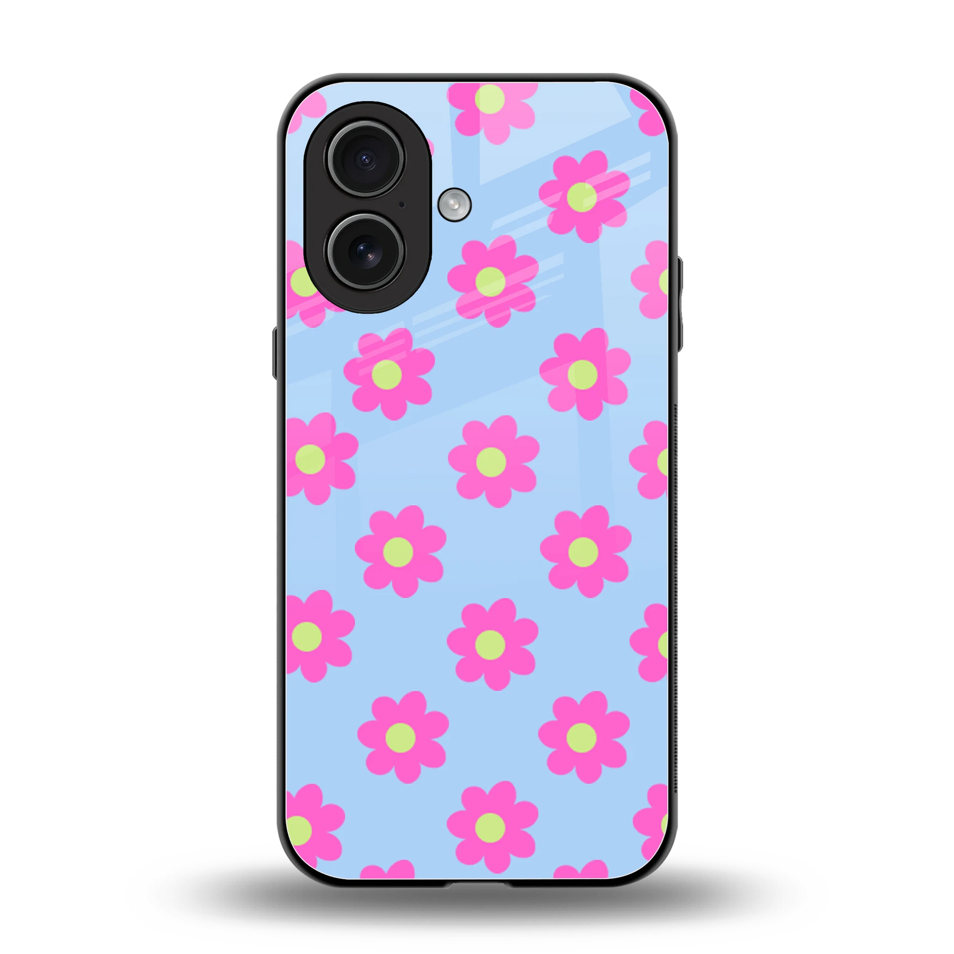 Bouquet back phone cover | glass case for iphone 17