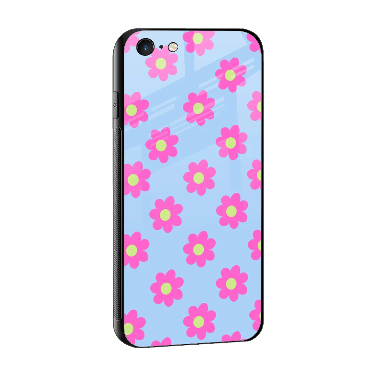 Bouquet sleek iphone 6s plus cover with tempered glass back and TPU edges