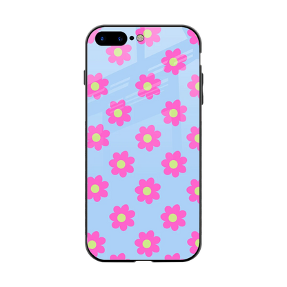 Bouquet back phone cover | glass case for iphone 7 plus