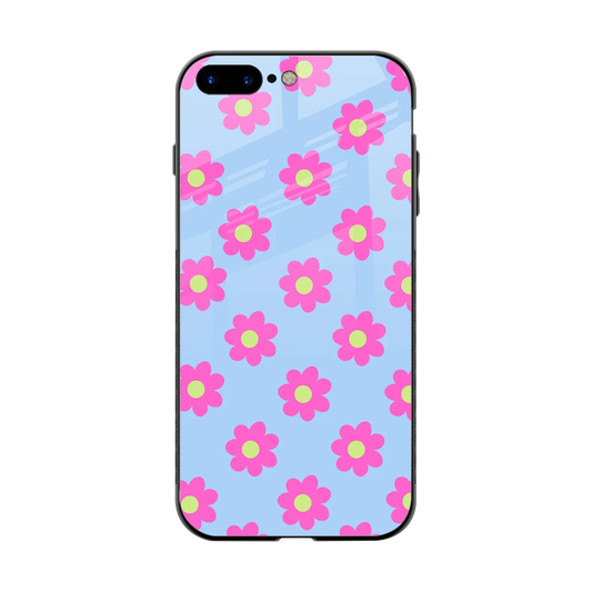 Bouquet back phone cover | glass case for iphone 8 plus