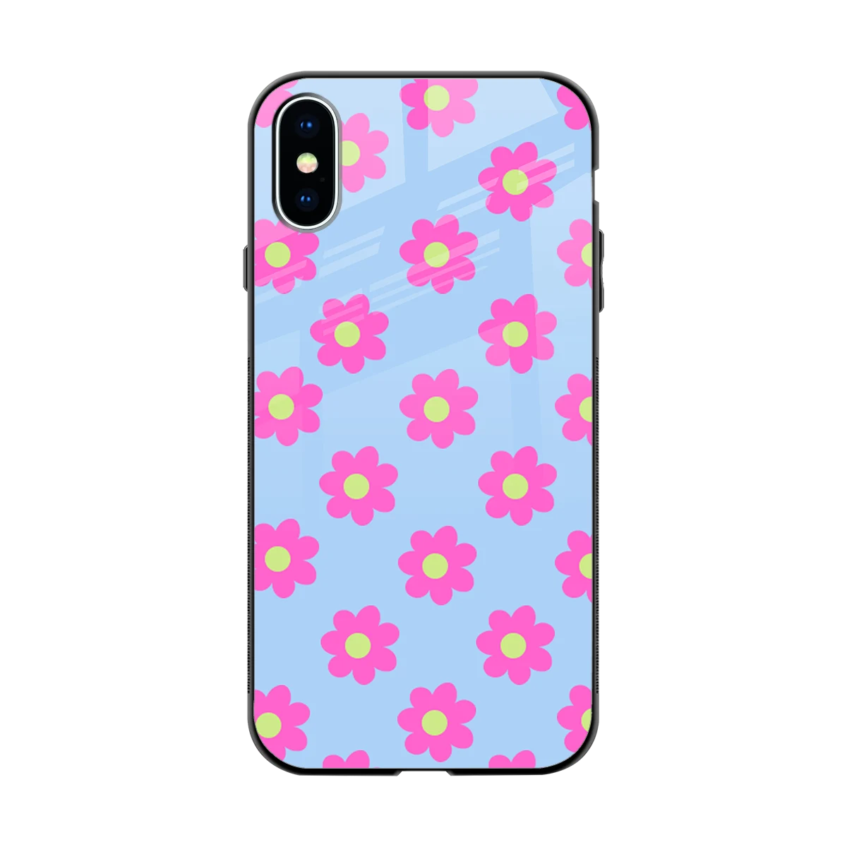 Bouquet back phone cover | glass case for iphone xs
