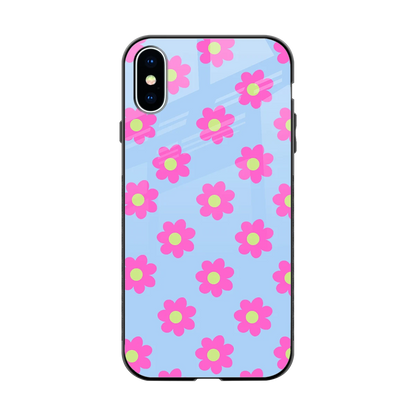 Bouquet back phone cover | glass case for iphone xs