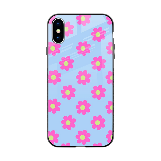 Bouquet back phone cover | glass case for iphone xs