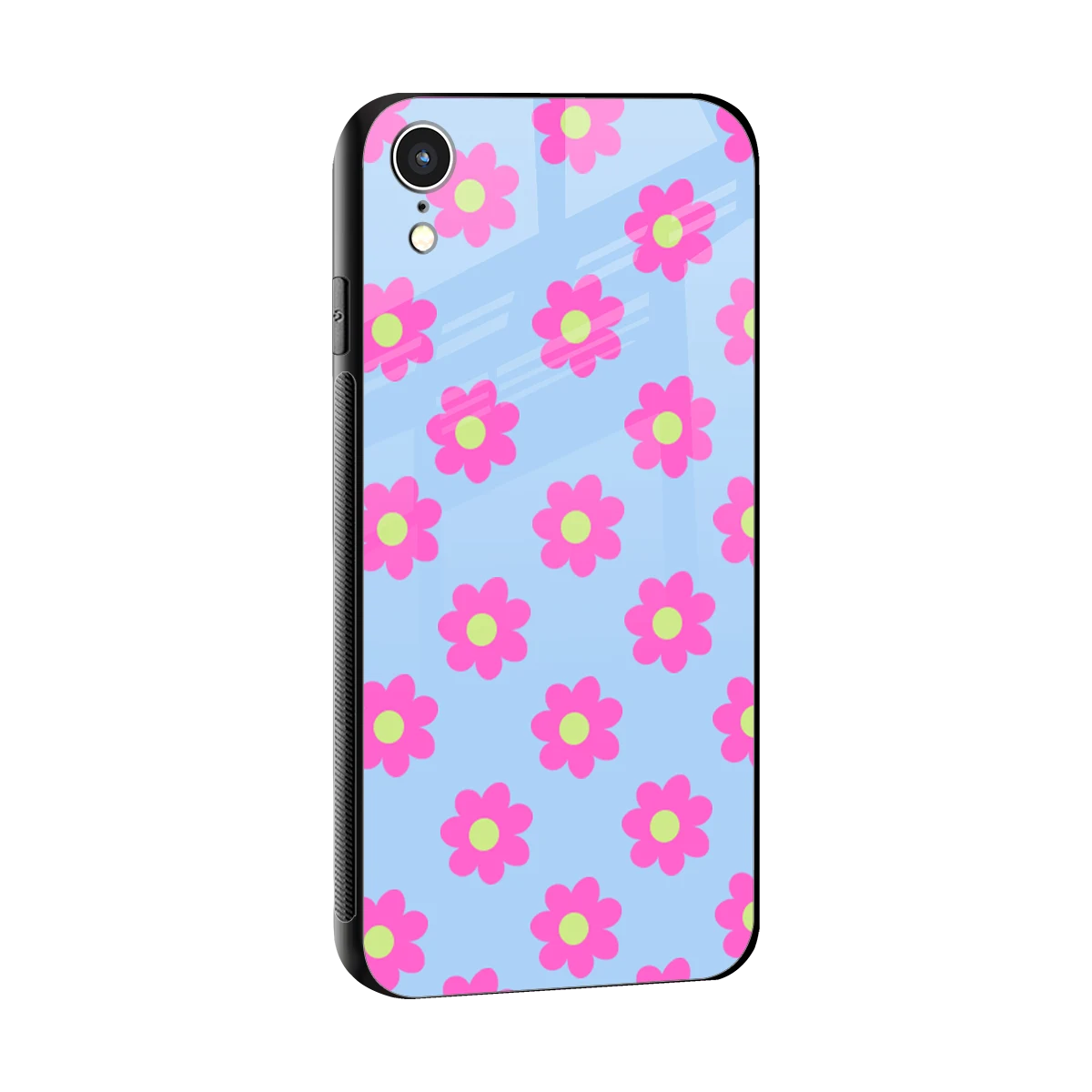 Bouquet sleek iphone xr cover with tempered glass back and TPU edges