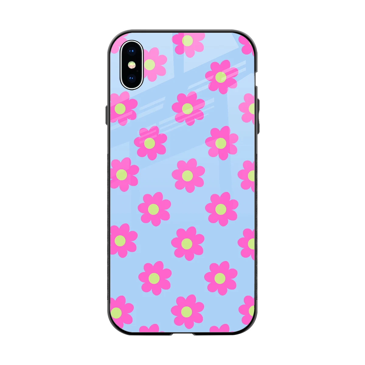 Bouquet back phone cover | glass case for iphone xs max